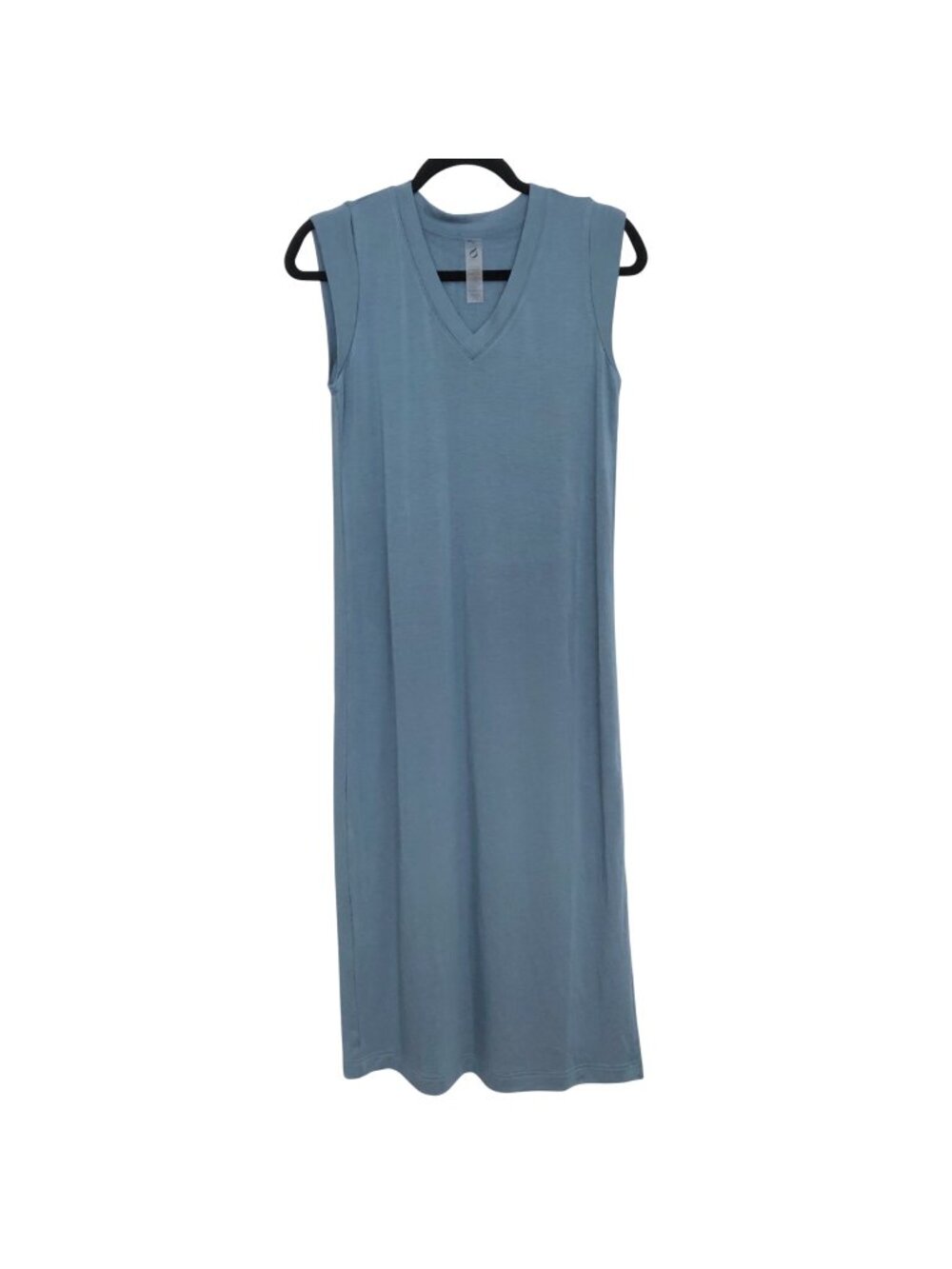 NWT Lou & Grey Blue-Grey V-neck Sleeveless Maxi Dress XS